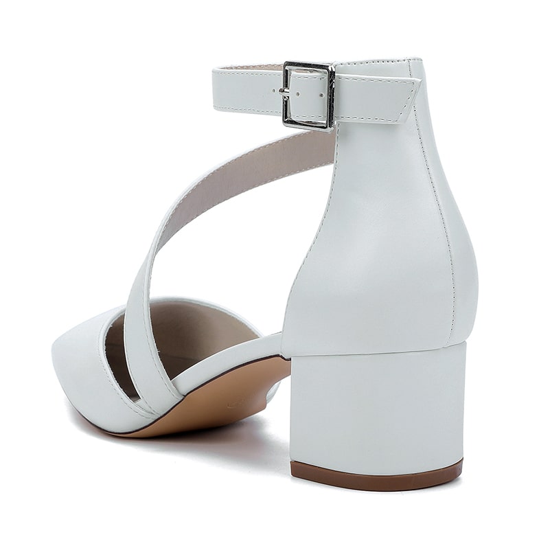 Wedding Shoes Chunky Heel  Bridal Heels Bridesmaid Shoes