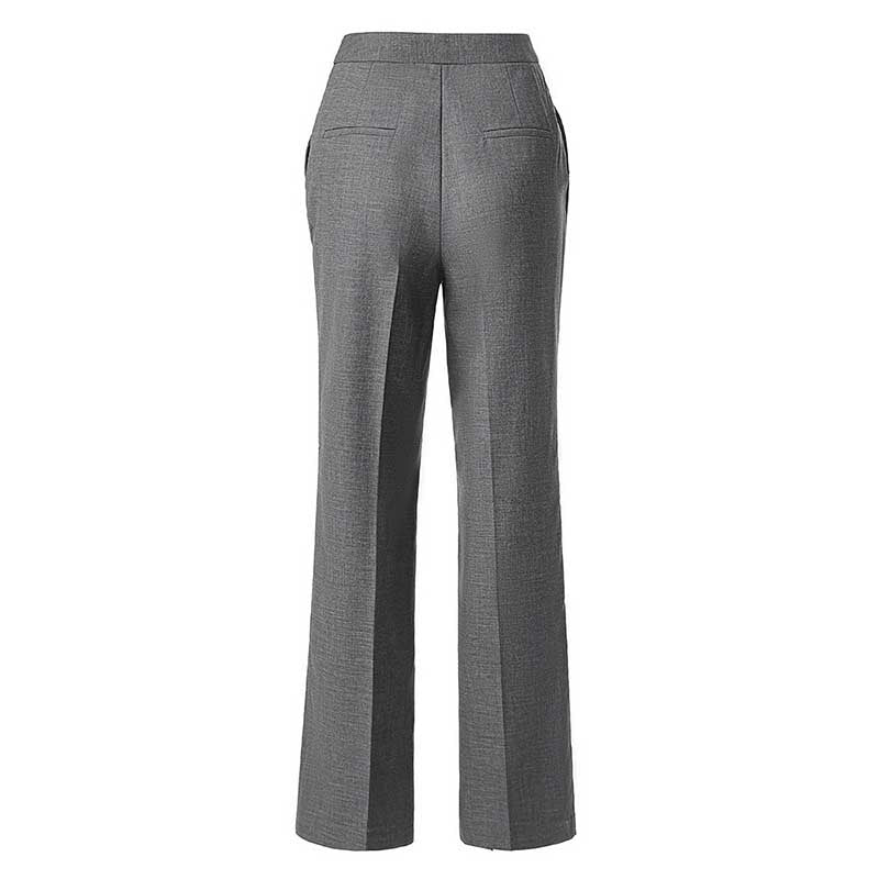 One-Button Blazer Pantsuit in Grey | Women's Formal Wear