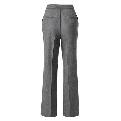 One-Button Blazer Pantsuit in Grey | Women's Formal Wear