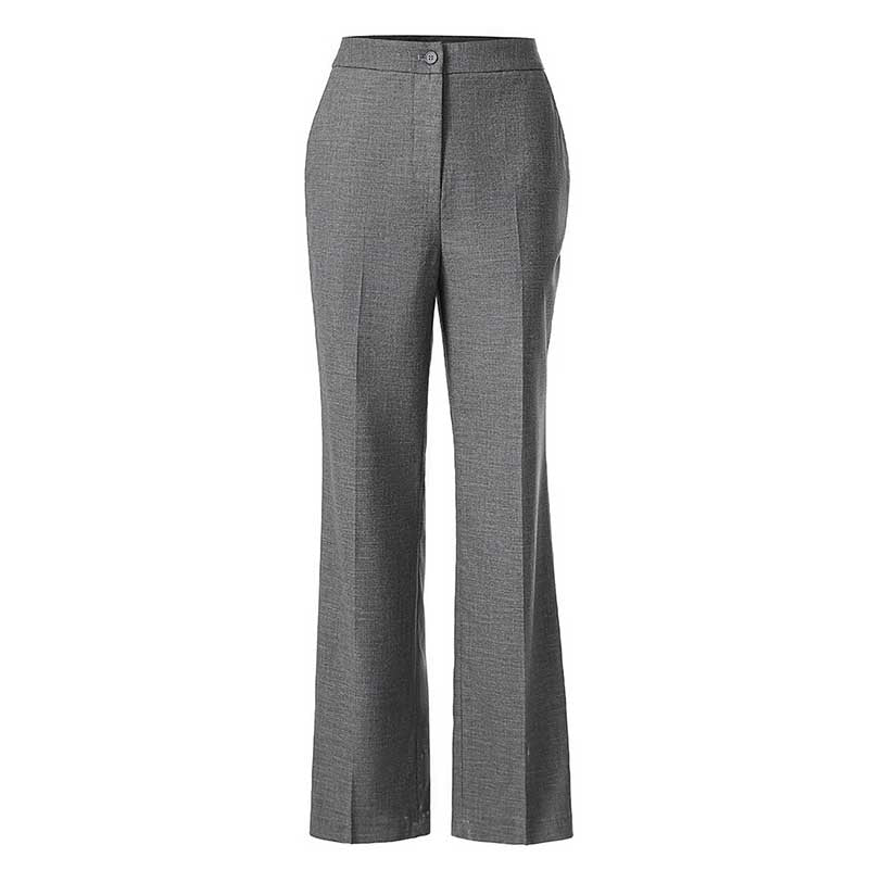 One-Button Blazer Pantsuit in Grey | Women's Formal Wear