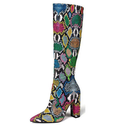 Knee-High Chunky Heel Boots | Women’s Casual & Dressy Look