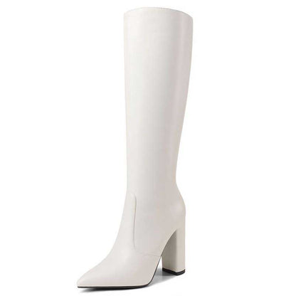 Knee-High Chunky Heel Boots | Women’s Casual & Dressy Look