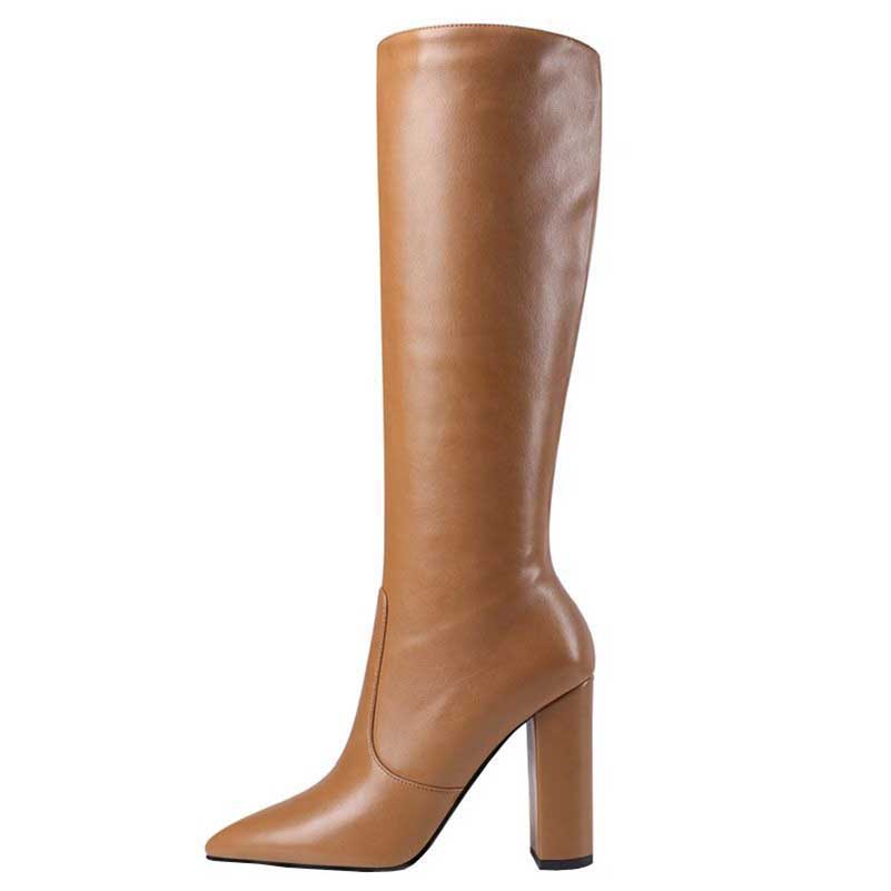 Knee-High Chunky Heel Boots | Women’s Casual & Dressy Look