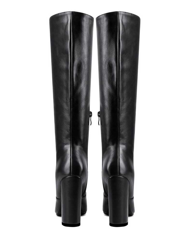 Knee-High Chunky Heel Boots | Women’s Casual & Dressy Look