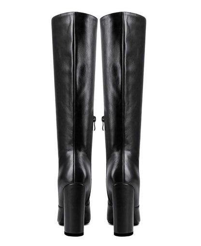 Knee-High Chunky Heel Boots | Women’s Casual & Dressy Look