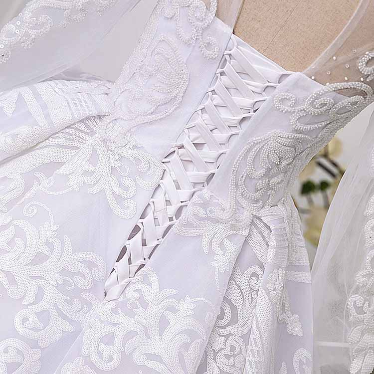 Long Sleeves Wedding Dress for Bride Fall / Winter Wedding