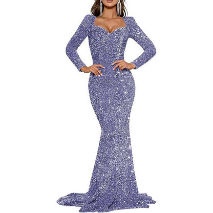 Mermaid Long Sleeves Sparkly Prom Dress Custom Fit, Tailored & Show-Stopping