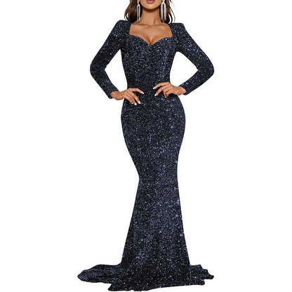 Mermaid Long Sleeves Sparkly Prom Dress Custom Fit, Tailored & Show-Stopping