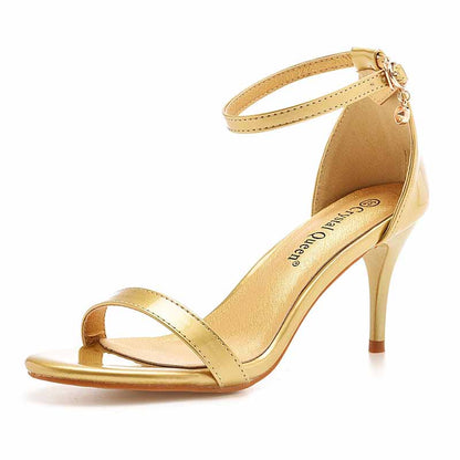 Ankle Strap Closure Sandal Shoes 2.76"