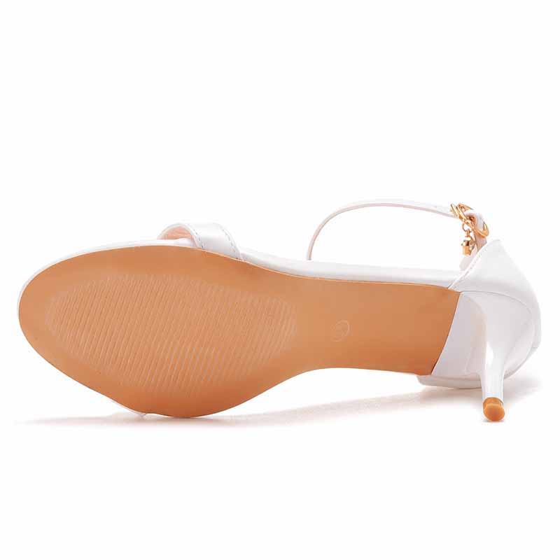 Ankle Strap Closure Sandal Shoes 2.76"