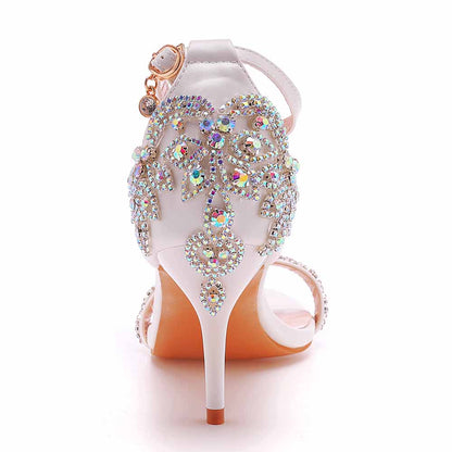 Open Toe Ankle Strap High Heel Dress Party Pump Sandals