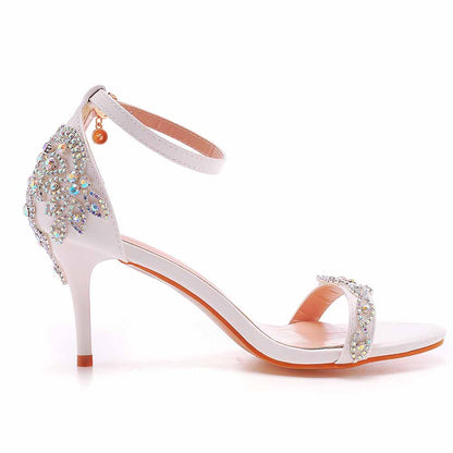 Open Toe Ankle Strap High Heel Dress Party Pump Sandals