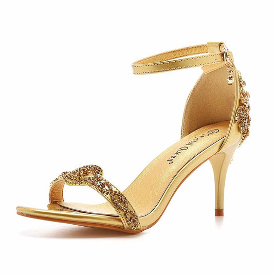 Open Toe Ankle Strap High Heel Dress Party Pump Sandals