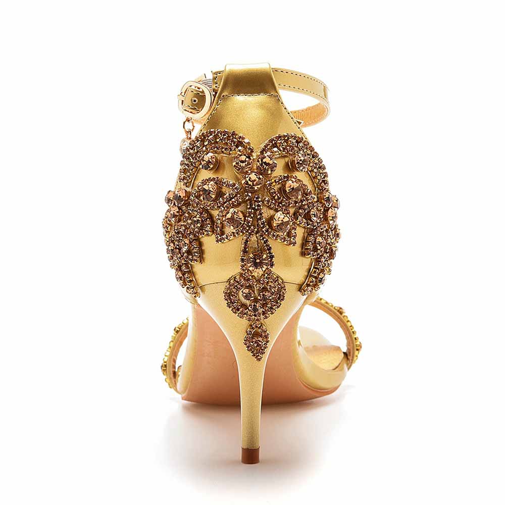 Open Toe Ankle Strap High Heel Dress Party Pump Sandals