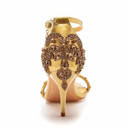 Open Toe Ankle Strap High Heel Dress Party Pump Sandals