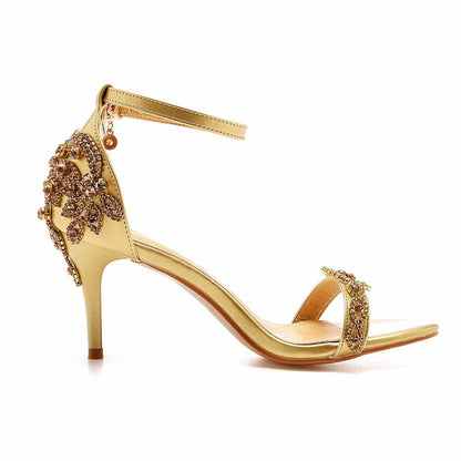Open Toe Ankle Strap High Heel Dress Party Pump Sandals