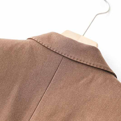 Wide-Leg Pantsuit One Button Formal Business Suit