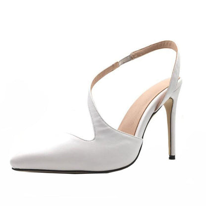 Pointed Toe Stiletto High Heel Slingbacks Slip On Wedding Shoes Office OL Pumps
