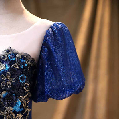 Blue Princess Quinceanera Dress Birthday Party Gowns