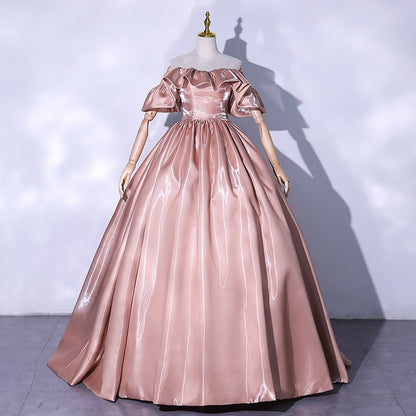 Tulle Princess Ball Gown Quinceanera Prom Dress Birthday Party Gowns