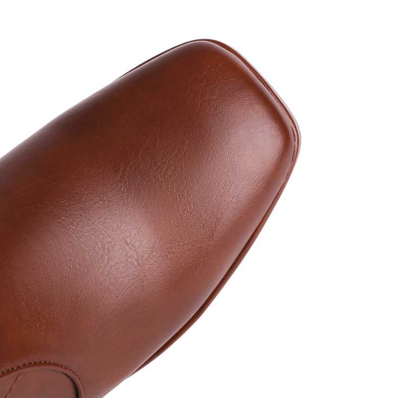 Women's Knee-Length Chunky Heel Boots | Bold & Comfortable Style