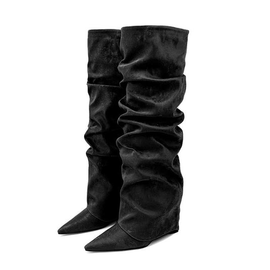 Women's Over-The-Knee Boots | 3.94" Wedge Heel & Comfort Fit
