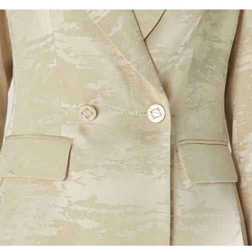Wide Leg Pantsuit Elegant Business Wedding Formal Suit