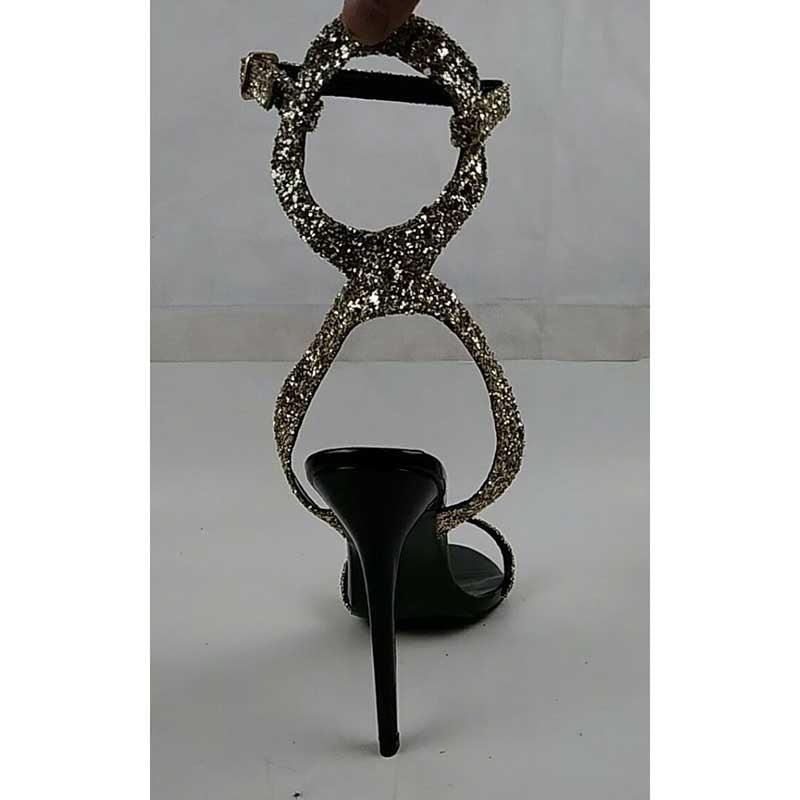 Sparkle High Heels Ankle Straps Pump