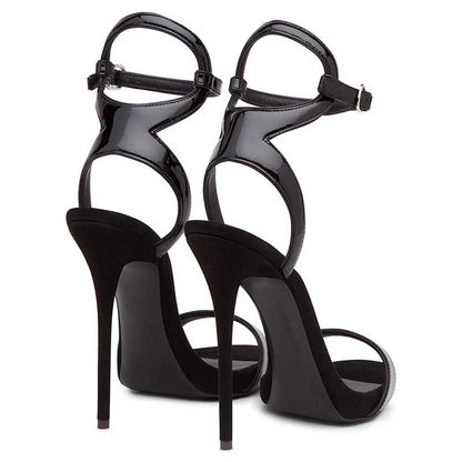Sparkle High Heels Ankle Straps Pump