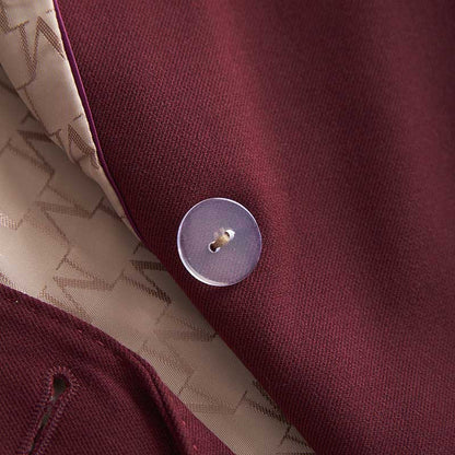 Women's Double-Breasted Pantsuit | Straight-Leg Blazer & Trousers