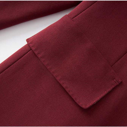 Women's Double-Breasted Pantsuit | Straight-Leg Blazer & Trousers