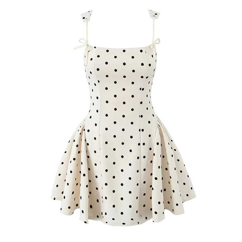Strapless Mini Dress A Line Lace-Up Short Dress