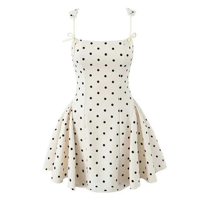 Strapless Mini Dress A Line Lace-Up Short Dress