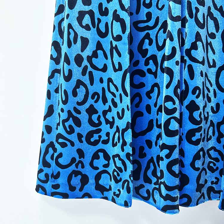 Women's Animal Print Velvet Pantsuit | Slim Fit Blazer & Trousers Set