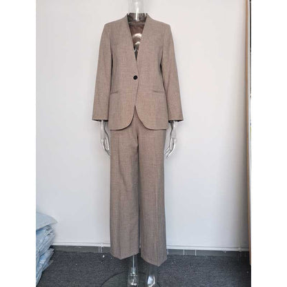 Bridal Wide-Leg Pantsuit 3-Piece Set | Vest & Blazer for Women
