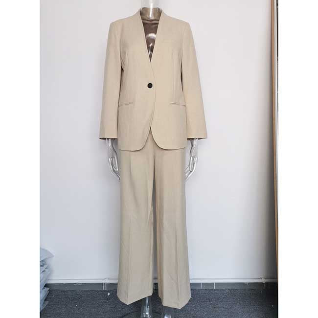 Bridal Wide-Leg Pantsuit 3-Piece Set | Vest & Blazer for Women