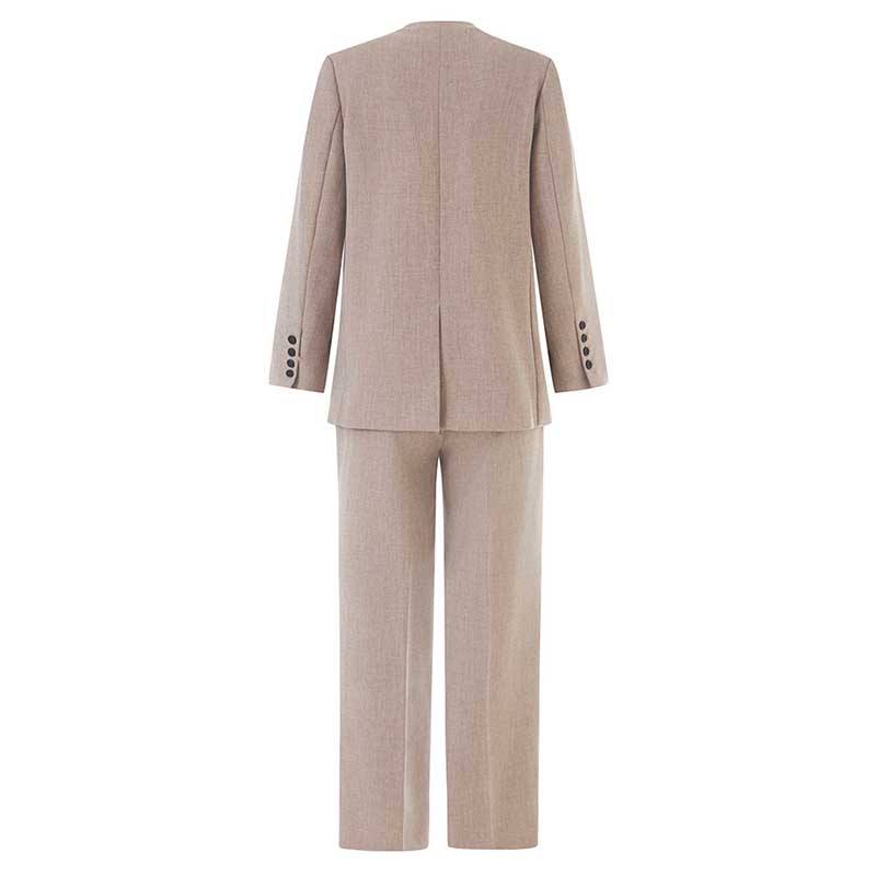 Bridal Wide-Leg Pantsuit 3-Piece Set | Vest & Blazer for Women