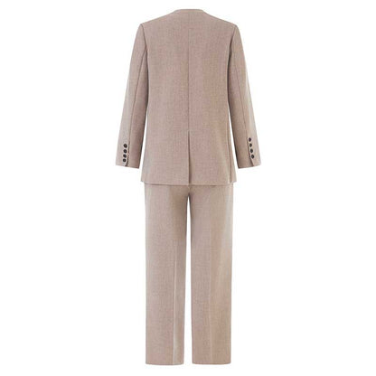 Bridal Wide-Leg Pantsuit 3-Piece Set | Vest & Blazer for Women