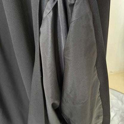 High Collar Black Beaded Long Formal Dress Prom Gown