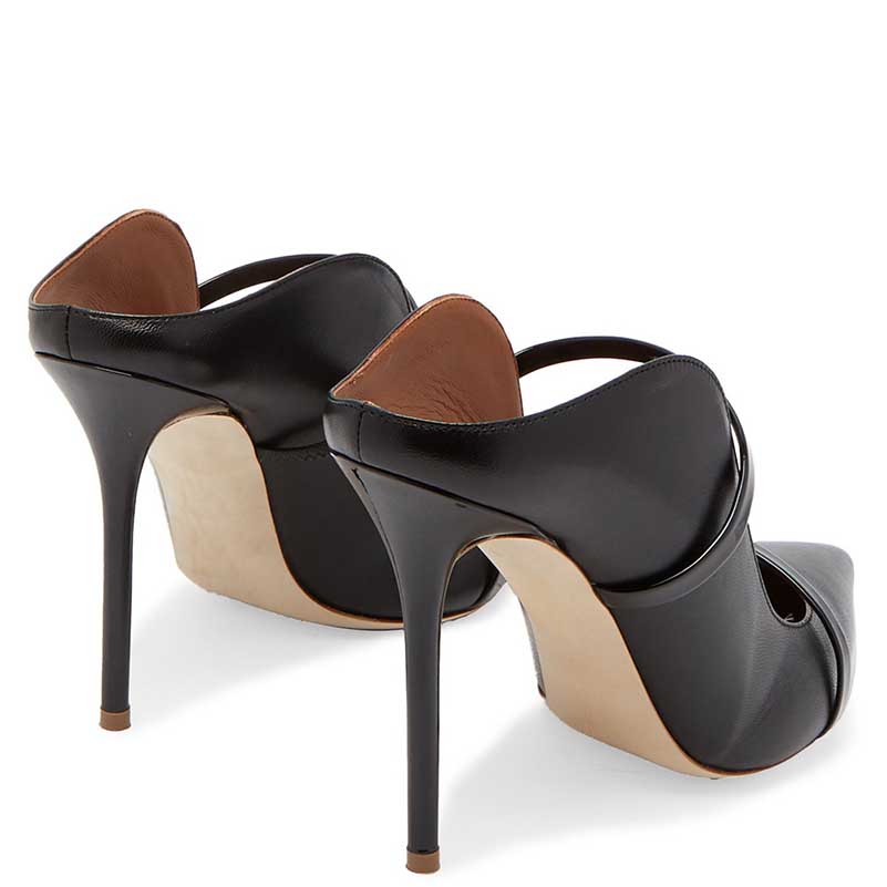High Heeled Pumps Pointed Toe Strappy Mules Heels