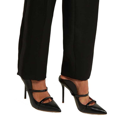 High Heeled Pumps Pointed Toe Strappy Mules Heels