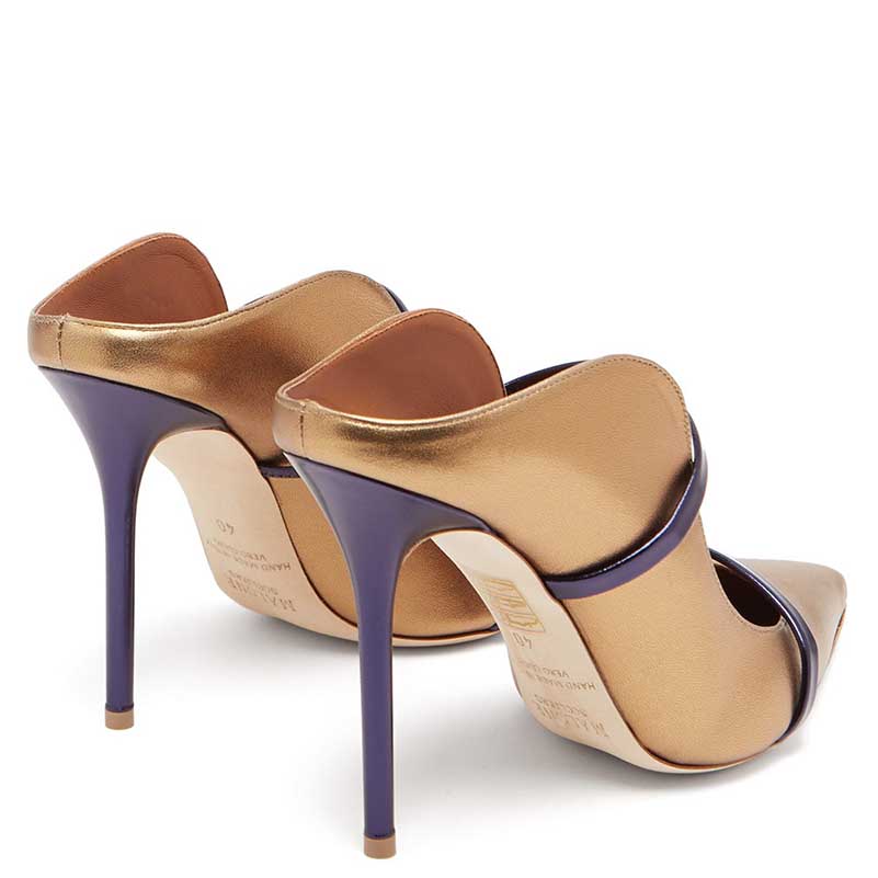 High Heeled Pumps Pointed Toe Strappy Mules Heels