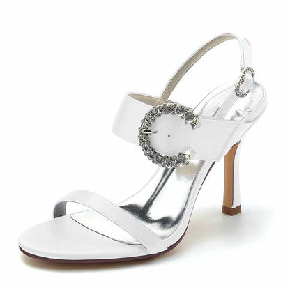Women's Open Toe Buckle Sandals 3.74" Dress Shoes