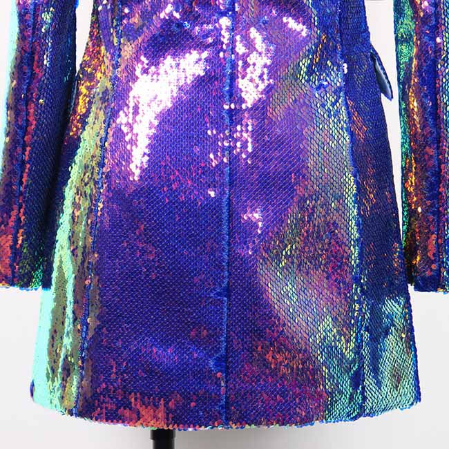 Women's Sequin Blazer Coat – Dazzling Shine for Party, Evening & Cocktail