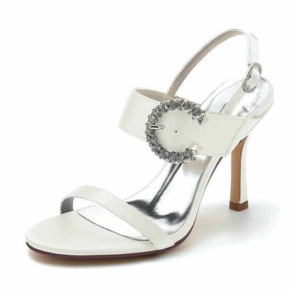 Women's Open Toe Buckle Sandals 3.74" Dress Shoes