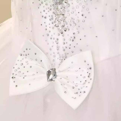 Sweetheart Simple Wedding Dresses Strapless Sparkly Bridal Gowns