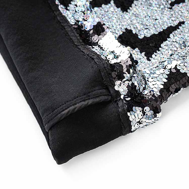 Multicolor Sequinted Slim Fit Pantsuit Stage Performance Event Suit