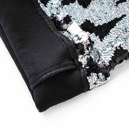 Multicolor Sequinted Slim Fit Pantsuit Stage Performance Event Suit