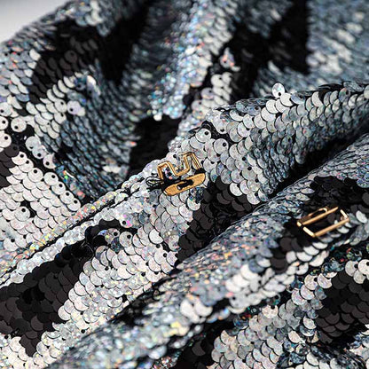 Multicolor Sequinted Slim Fit Pantsuit Stage Performance Event Suit