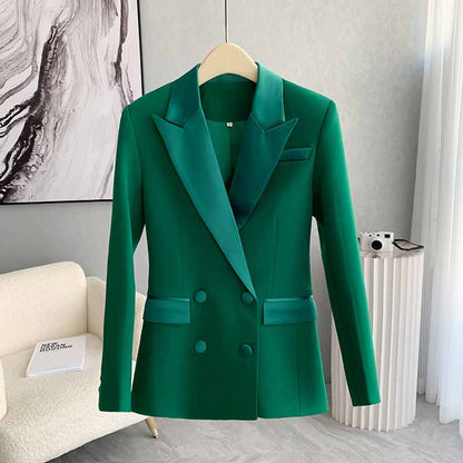 Green Formal Pantsuit for Women – Elegant Suit Outfit for Wedding, Office & Events